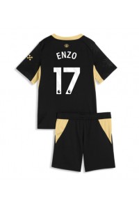 Manchester City Enzo Fernandez #17 Babyklær Borte Fotballdrakt til barn 2026-27 Korte ermer (+ Korte bukser)